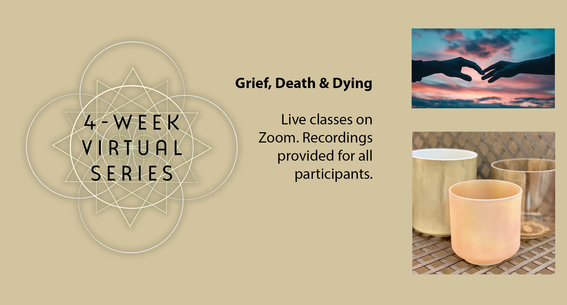 Amy Bacheller - Four Week Series: Grief, Death & Dying with Crystal Singing Bowls Image