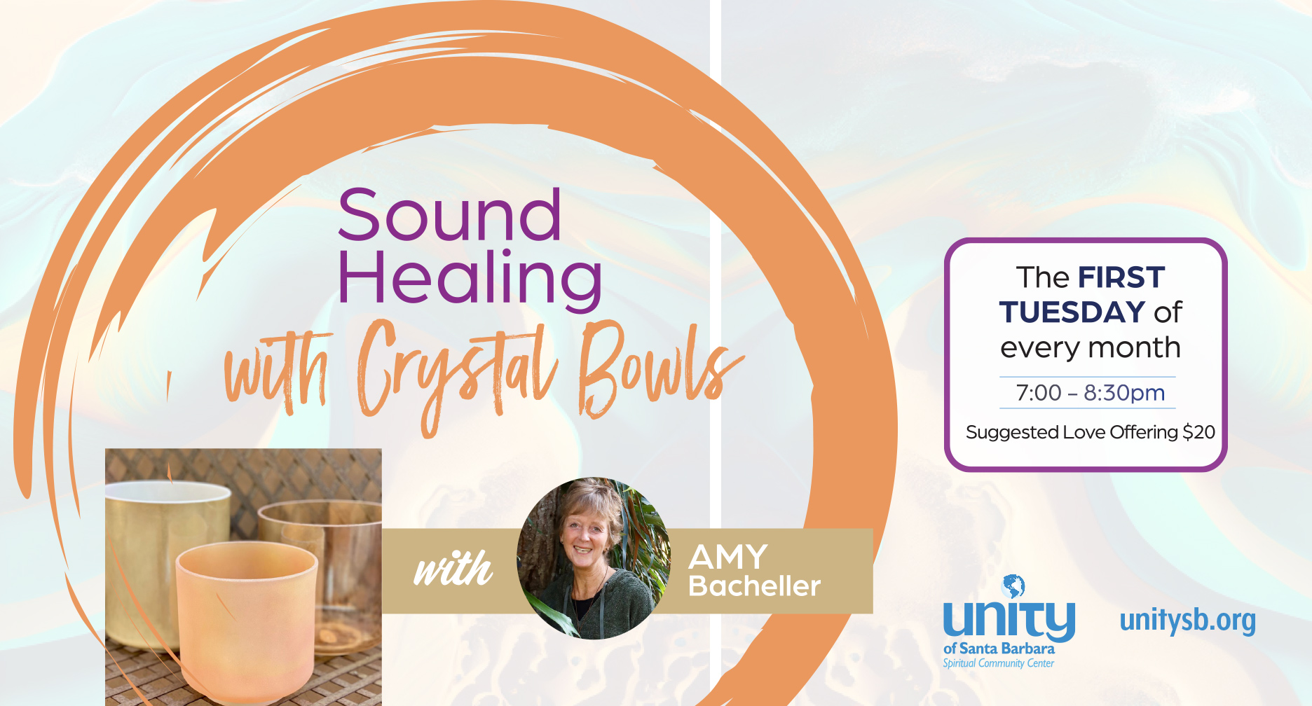 Sound Healing with Crystal Singing Bowls Image